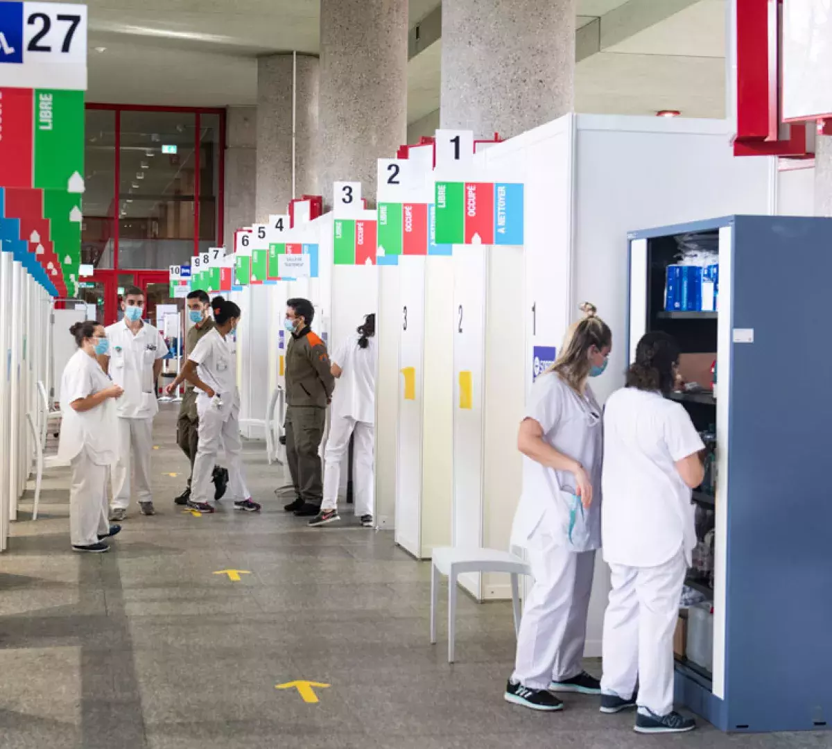 Ouverture centre de vaccination à toute personne - Timeline Covid