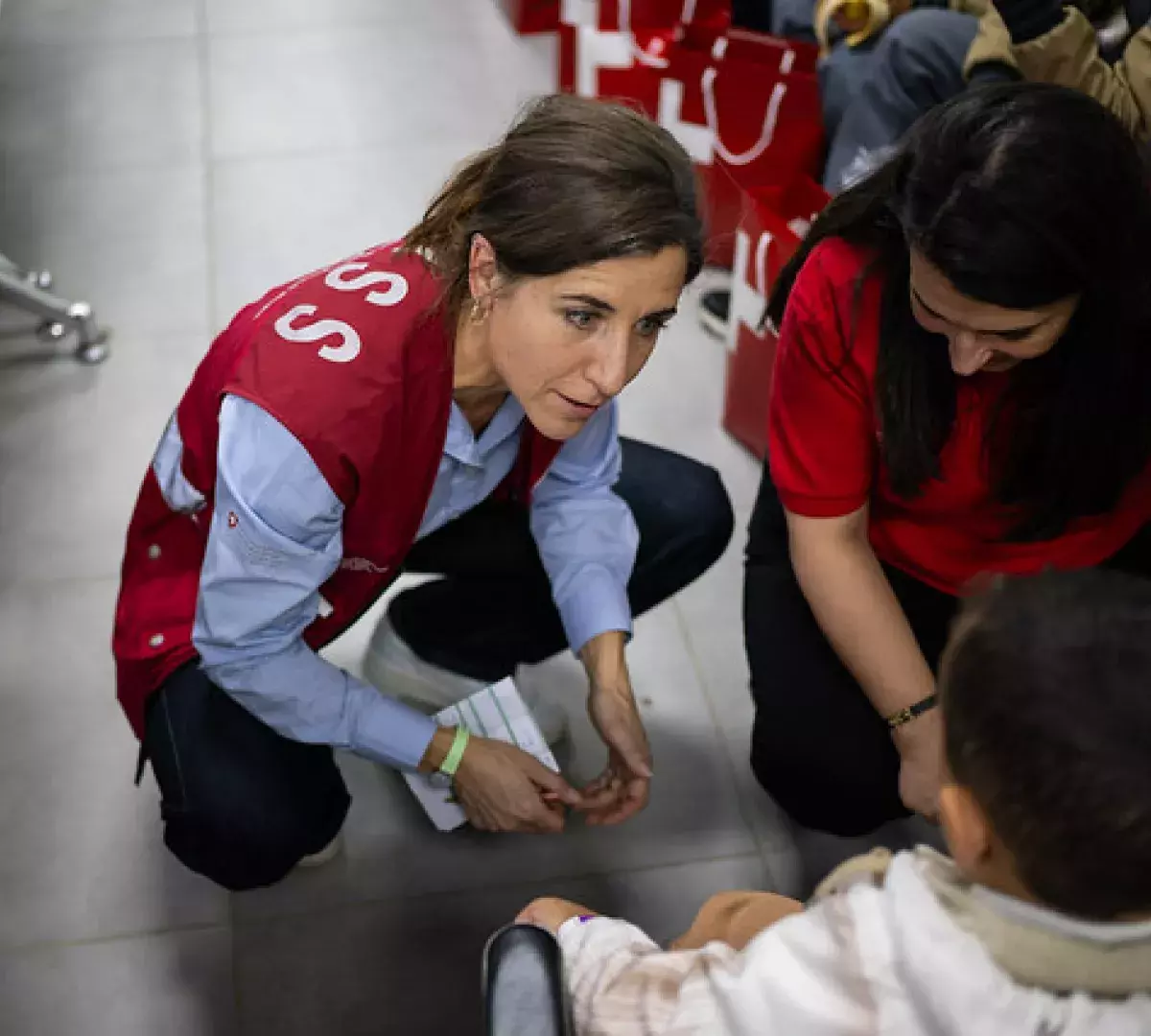 Enfants de Gaza hospitalisés