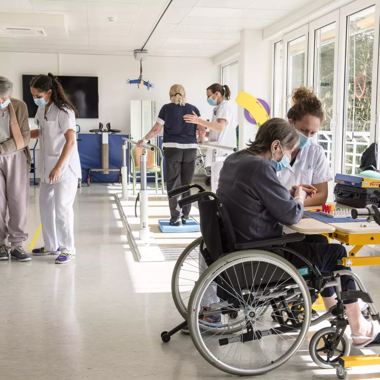 Salle de rééducation thérapeutique à Bellerive