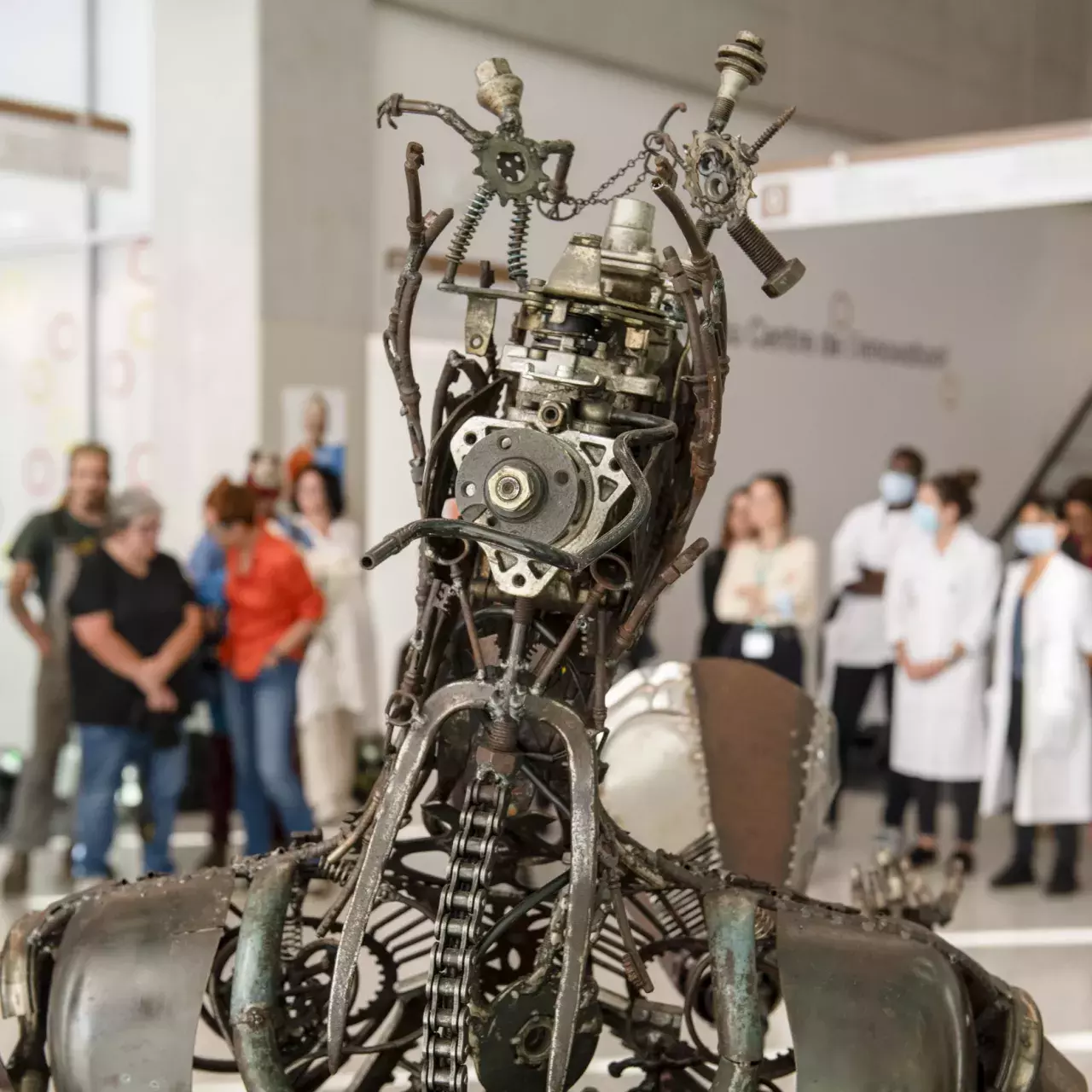 sculpture et création sonore collective pour raconter le post covid 