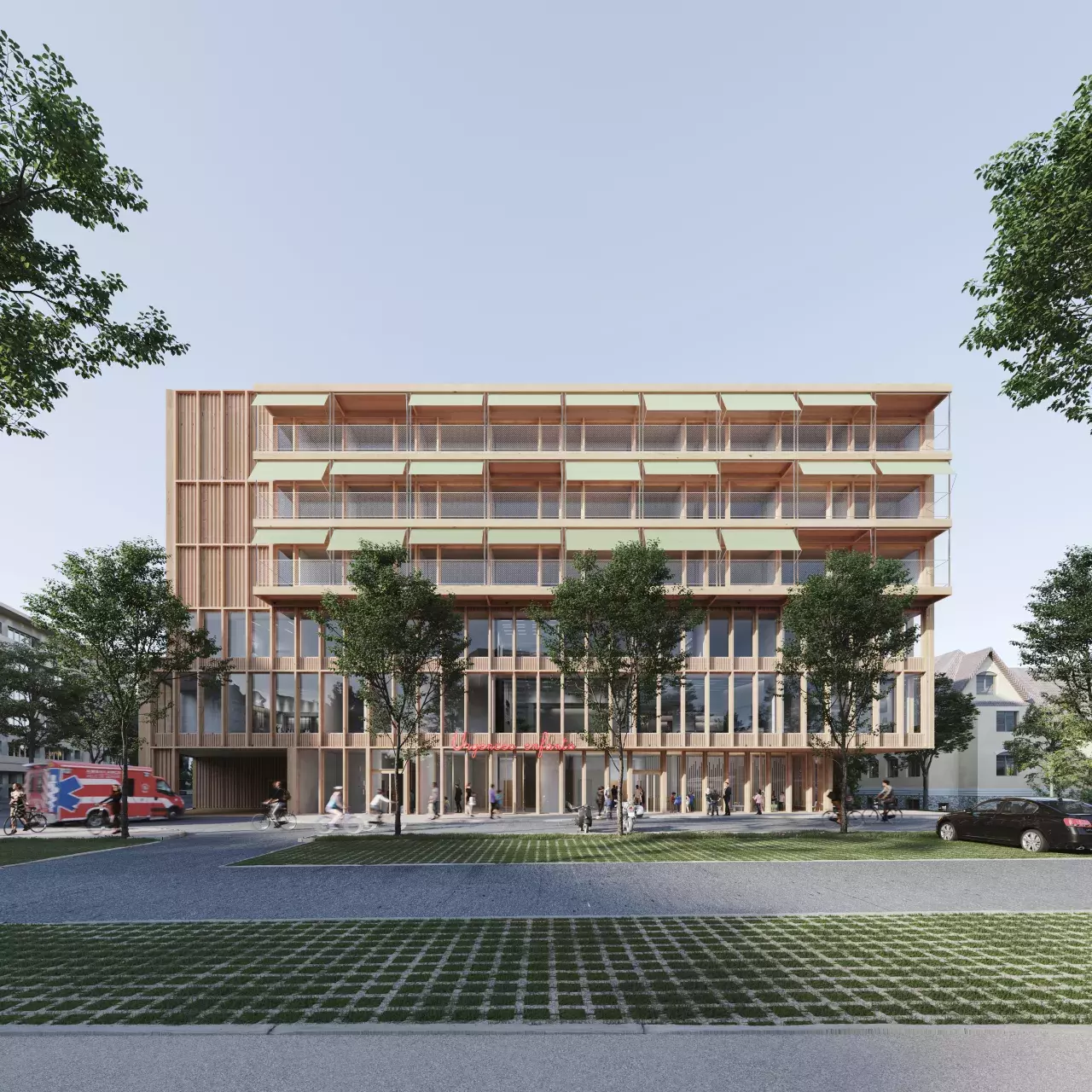 projet lauréat pour le nouvel hôpital des enfants