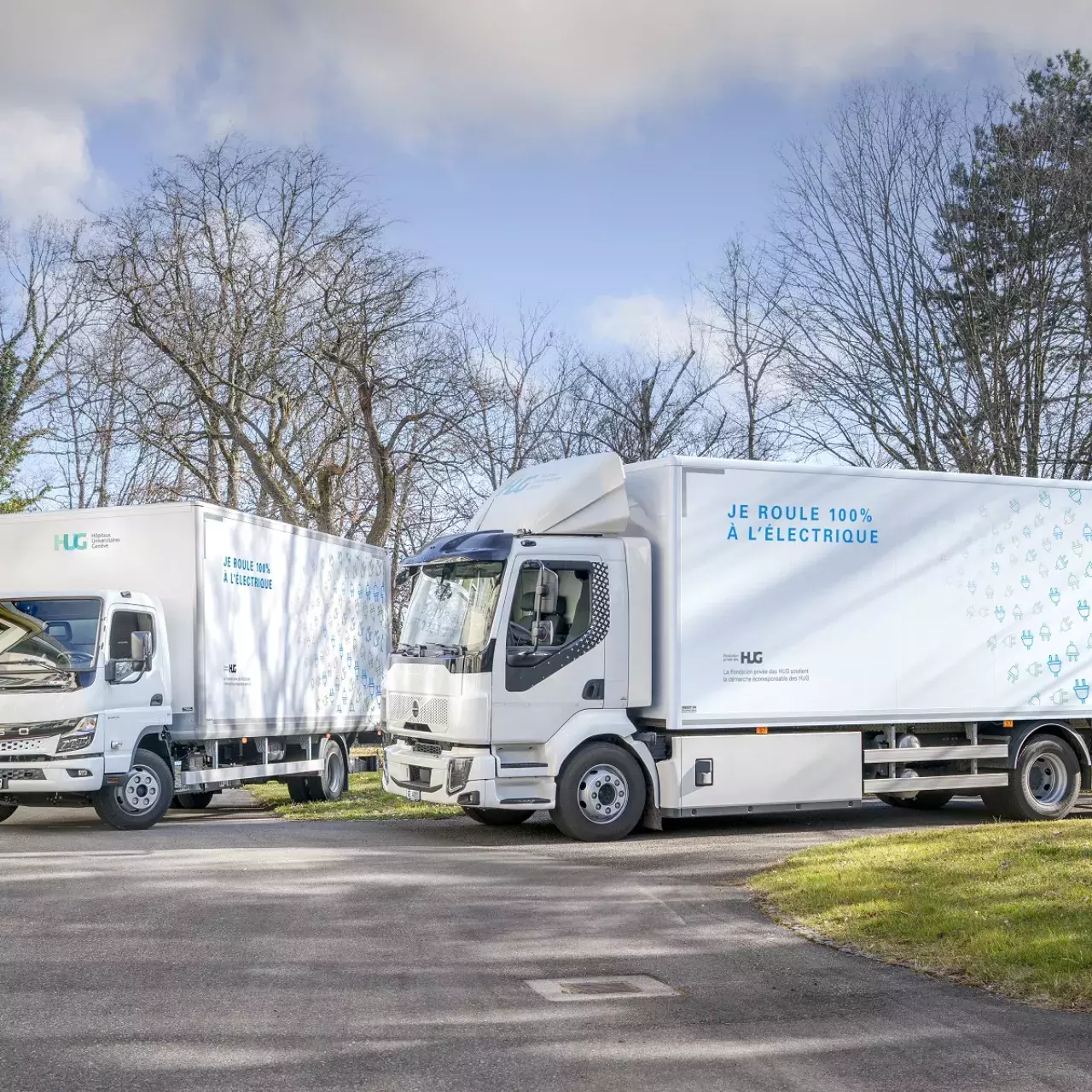 Les camions électriques du STDM